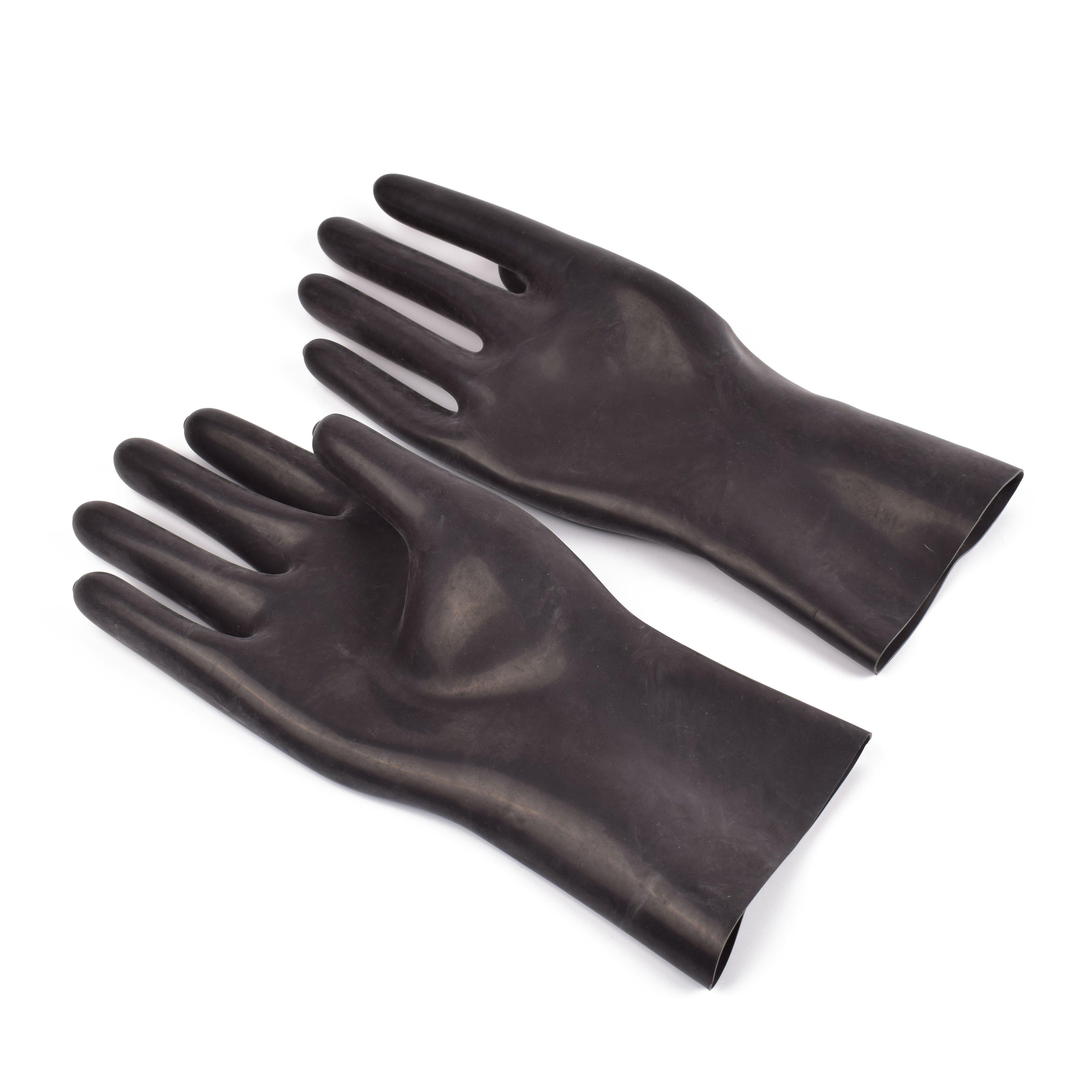 Rubberfashion Latex Handschuhe Damen kurz extra dick - Rubber Gloves - Sexy Latexhandschuhe für Damen und Herren
